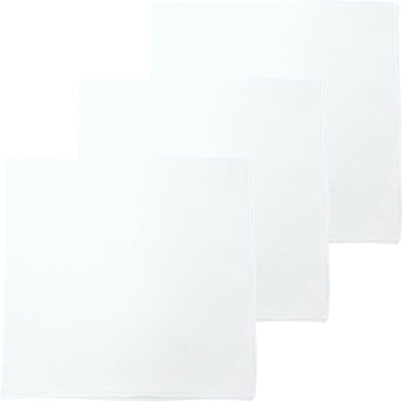 MD Style 100% Cotton Solid Color Bandana for Men & Women 22" x 22" Handkerchief Headband Scarf - Image 1